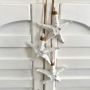White Starfish Hanging Decor